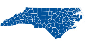 North Carolina map icon